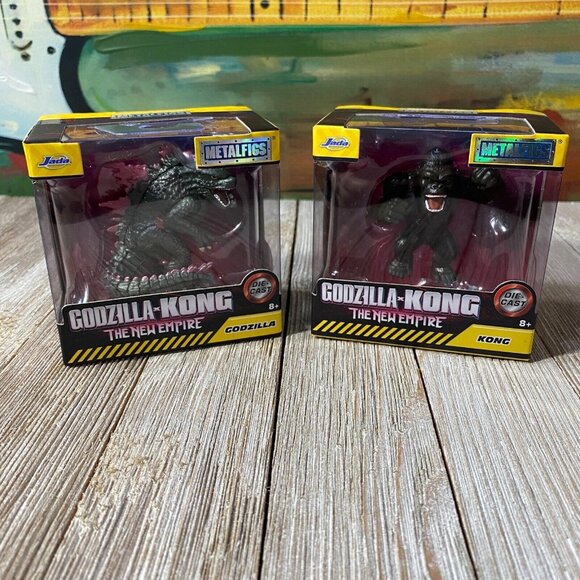 Godzilla x Kong The New Empire Godzilla And Kong Set Of 2 Metalfigs Die Cast Toy - Picture 2 of 15
